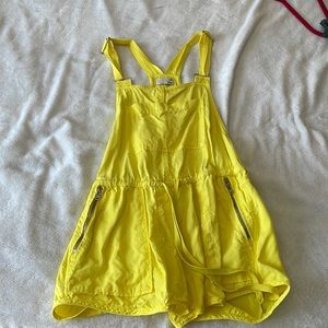 Yellow aritzia romper